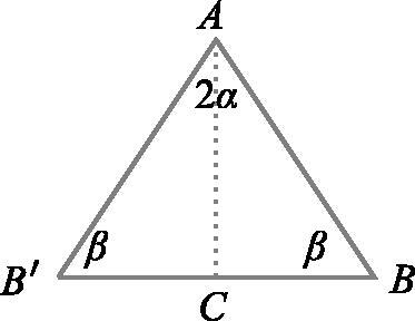 Figure 13: Créence d'un angle de 2o.